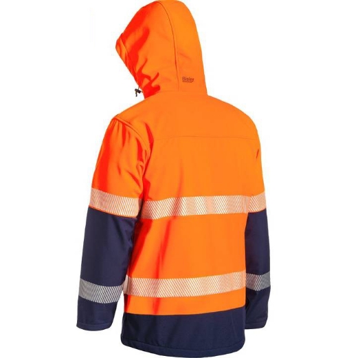 Picture of Bisley, Taped Hi Vis Ripstop Bonded Fleece Jacket